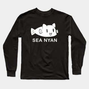 Slow Loop Sea Nyan Long Sleeve T-Shirt